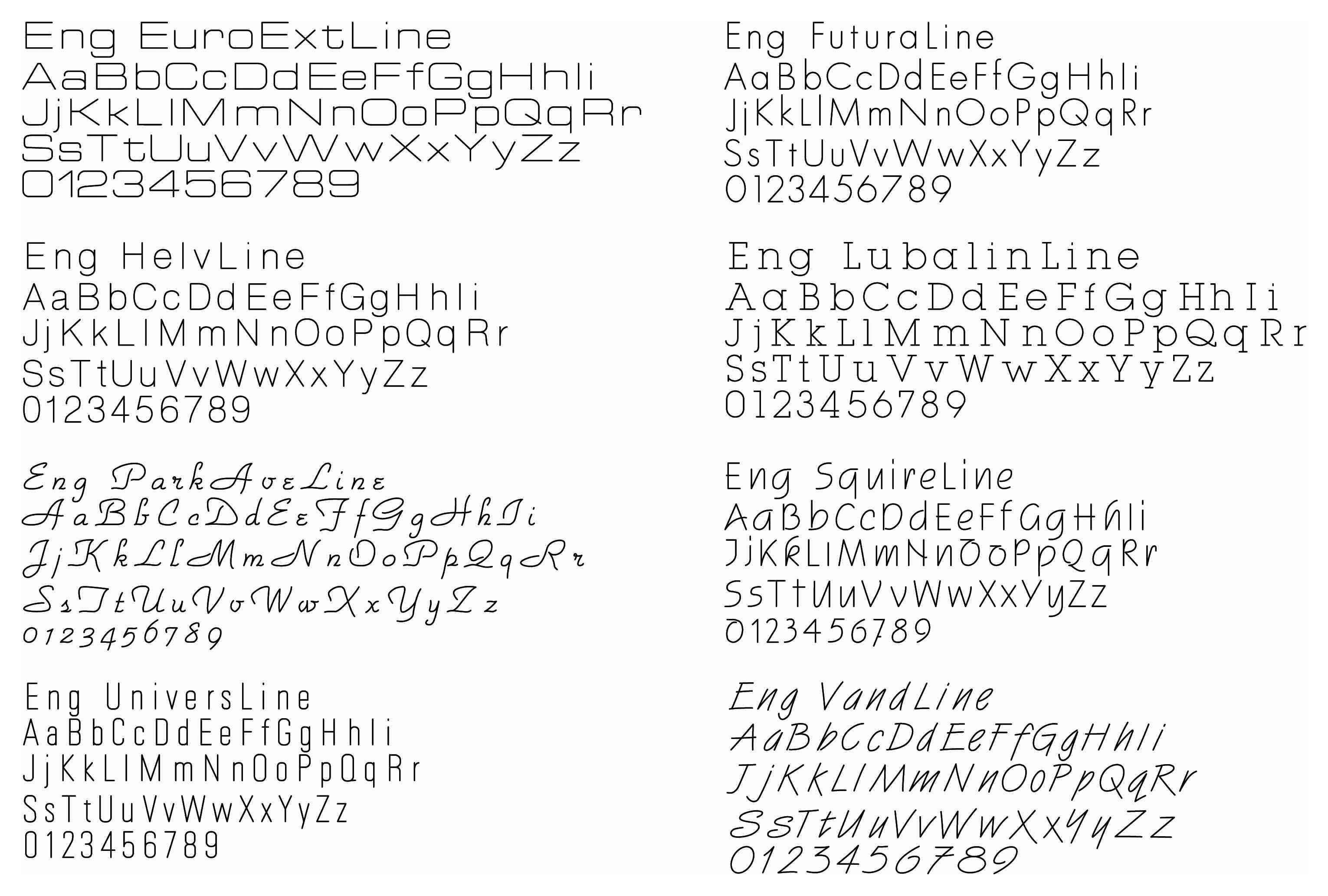 free single line fonts downloads